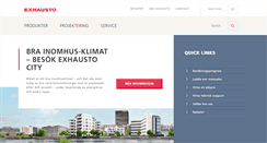 Desktop Screenshot of exhausto.se